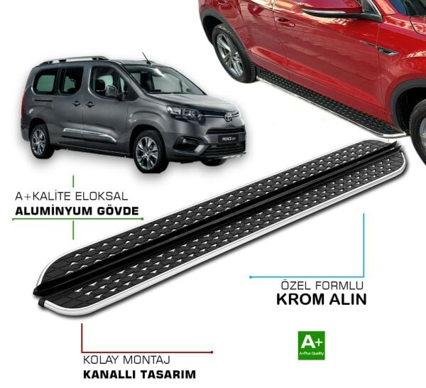 TOYOTA PROACE CİTY ''KISA ŞASE'' 2019 2020 2021 2022 2023 2024 2025 YAN BASAMAK