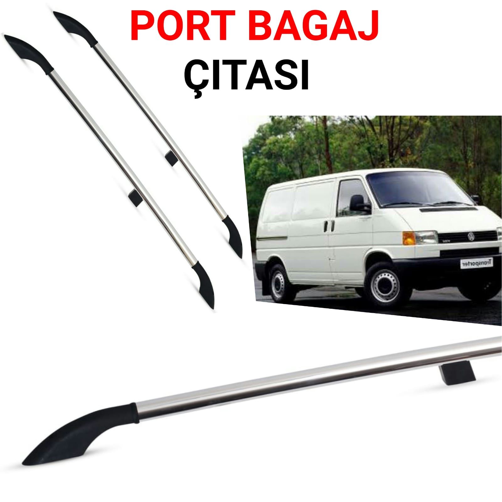 T4 UZUN ŞASE 1995 1996 1997 1998 1999 2000 2001 2002 2003 2004  PORTBAGAJ TAVAN ÇİTASI GRİ