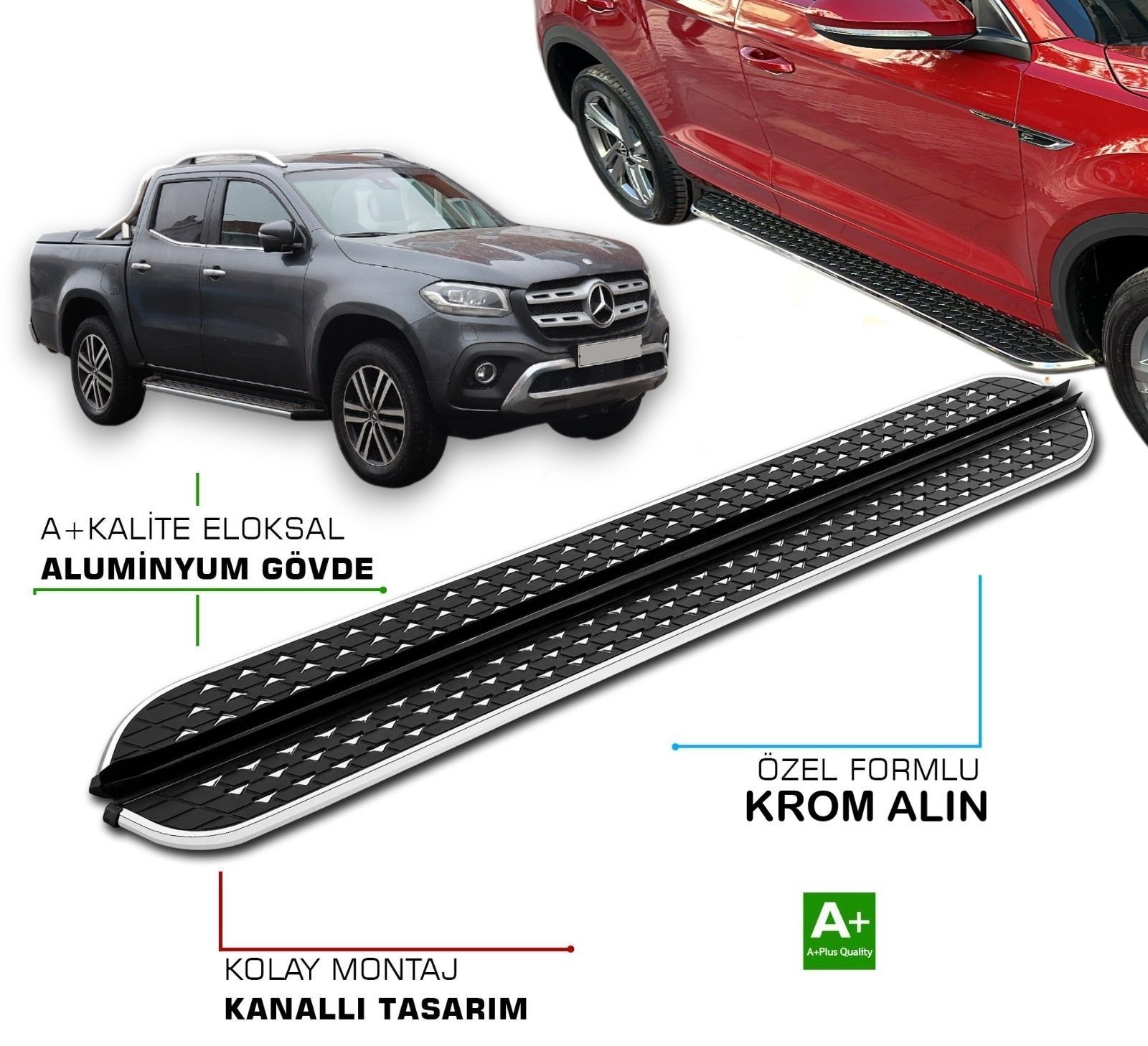 MERCEDES X-CLASS 2017 2018 2019 2020 2021 2022 2023 2024 2025 YAN BASAMAK