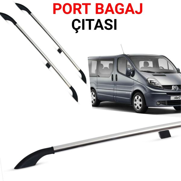 TRAFIC UZUN ŞASE GRİ PORTBAGAJ TAVAN ÇİTASI 2004 2005 2006 2007 2008 2009 2010 2011 2012 2013 2014 2015 2016 2017 2018 2019 2020 2021 2022 2023 2024