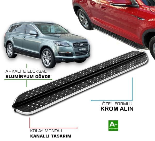 AUDİ Q7 2006 2007 2008 2009 2010 2011 2012 2013 2014 2015 YAN BASAMAK