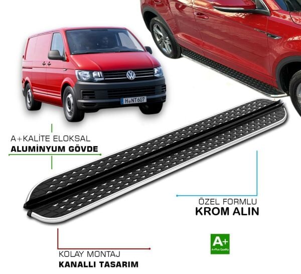 VOLKSWAGEN TRANSPORTER T6 KISA ŞASE 2015 - 2023 YAN BASAMAK