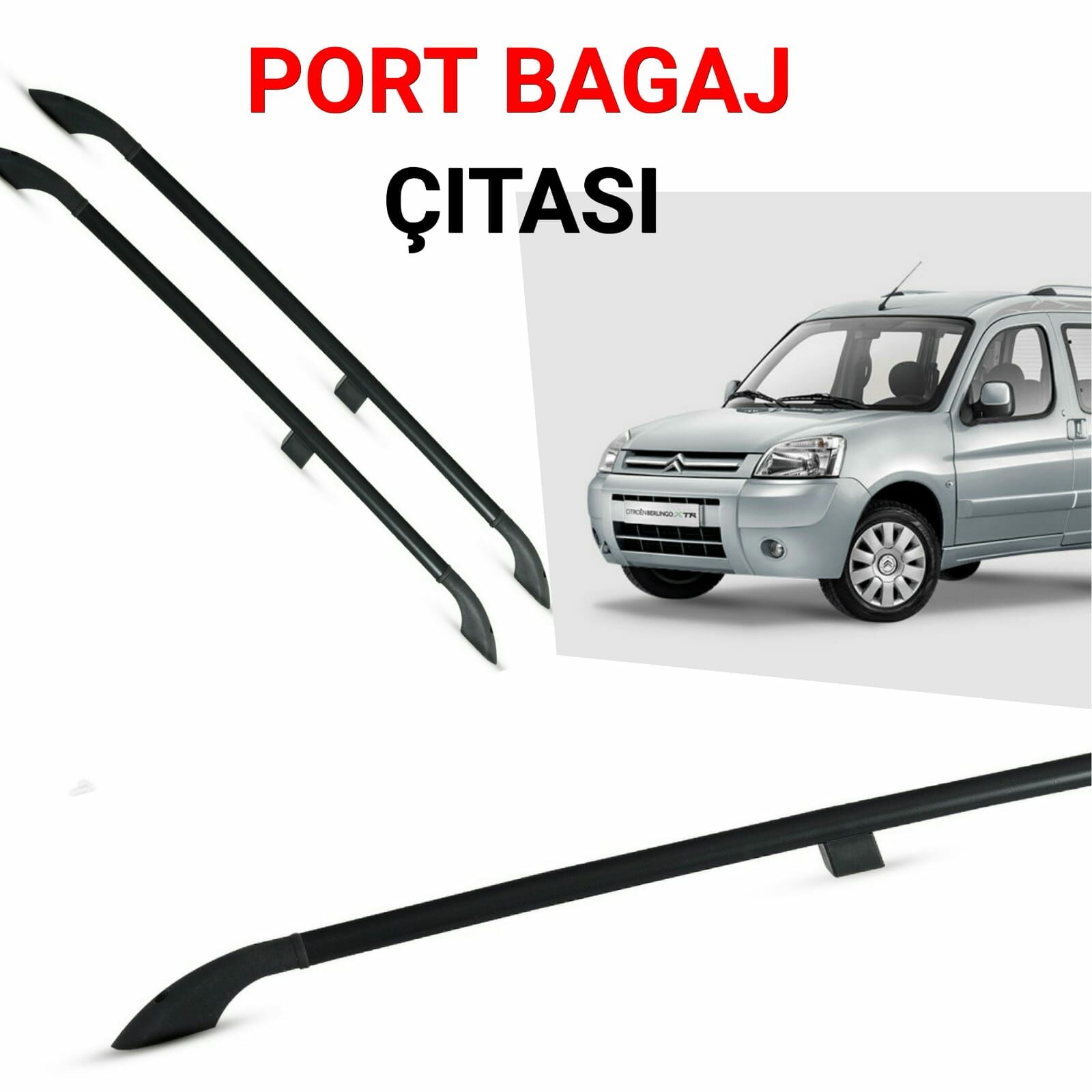 BERLİNGO SİYAH PORTBAGAJ TAVAN ÇİTASI 1996 1997 1998 1999 2000 2001 2002 2003 2004 2005 2006 2007 2008