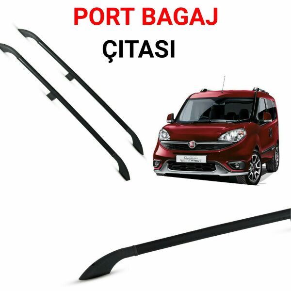 DOBLO UZUN ŞASİ MAXİ PORTBAGAJ TAVAN ÇİTASI SİYAH 2010 2011 2012 2013 2014 2015 2016 2017 2018 2019 2020 2021 2022