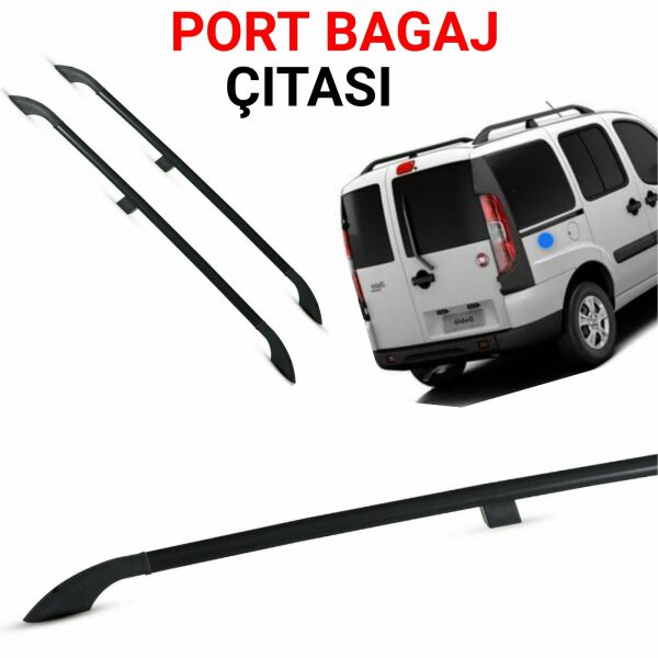 DOBLO SİYAH PORTBAGAJ SİYAH TAVAN ÇİTASI 2001 2002 2003 2004 2005 2006 2007 2008 2009
