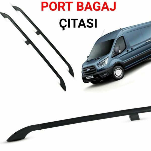 TRANSİT UZUN ŞASE PORTBAGAJ TAVAN ÇİTASI SİYAH 2014 2015 2016 2017 2018 2019 2020 2021