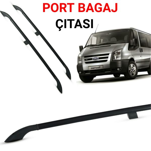TRANSİT UZUN ŞASİ SİYAH PORTBAGAJ TAVAN ÇİTASI 2003 2004 2005 2006 2007 2008 2009 2010 2011 2012 2013 2014