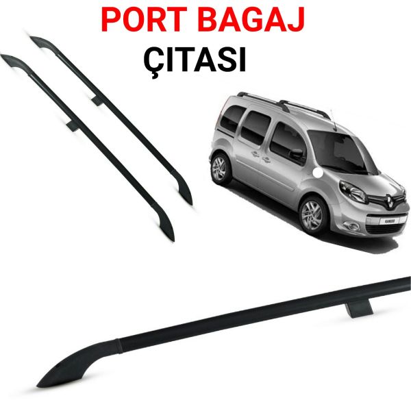 KANGOO SİYAH PORTBAGAJ TAVAN ÇİTASI KISA ŞASE 2008 2009 2010 2011 2012 2013 2014 2015 2016 2017 2018