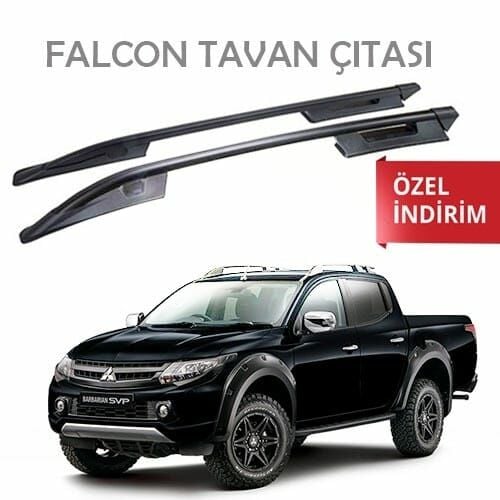 MITSUBİSHİ L200 2015 2016 2017 2018 2019 2020 2021 SİYAH PORTBAGAJ TAVAN ÇİTASI SİYAH