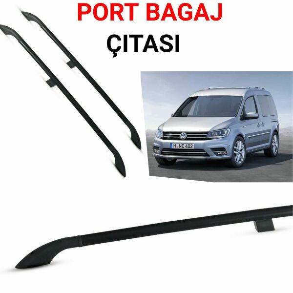 CADDY KISA ŞASE PORTBAGAJ TAVAN ÇİTASI SİYAH 2015 2016 2017 2018 2019 2020 2021