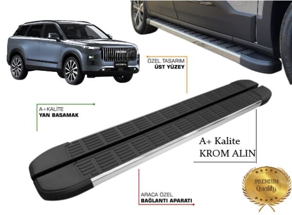 JAECOO 7 2024 2025 2026 2027 ARACA ÖZEL YAN BASAMAK
