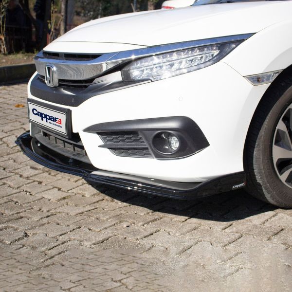 HONDA CIVIC 2016 2017 2018 2019 2020 ARACA ÖZEL ÖN TAMPON 3 PARÇA LİP