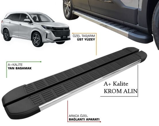 DFSK E5 PHEV 2024 2025 2026 2027 ARACA ÖZEL YAN BASAMAK SLN