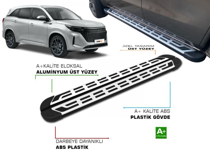 DFSK E5 PHEV 2024 2025 2026 2027 ARACA ÖZEL YAN BASAMAK SPLS