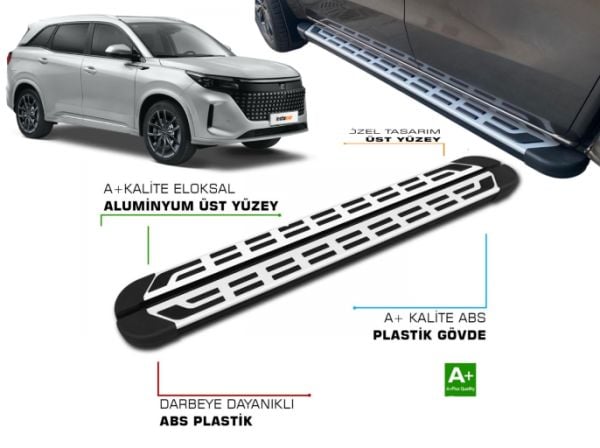 DFSK E5 PHEV 2024 2025 2026 2027 ARACA ÖZEL YAN BASAMAK SPLS