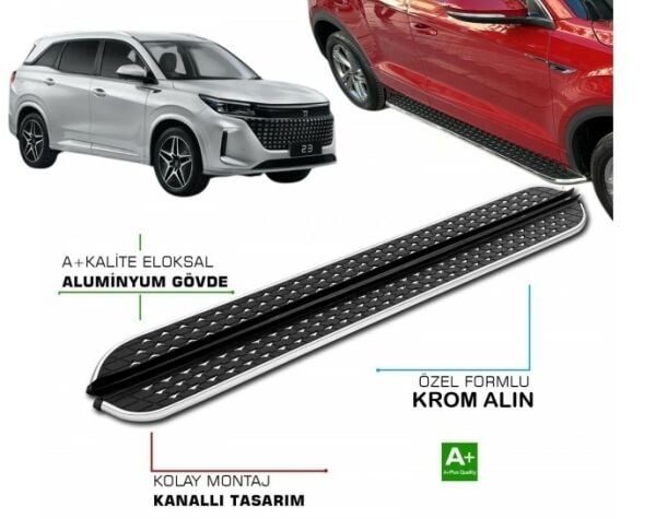 DFSK E5 PHEV 2024 2025 2026 2027 ARACA ÖZEL YAN BASAMAK DMD