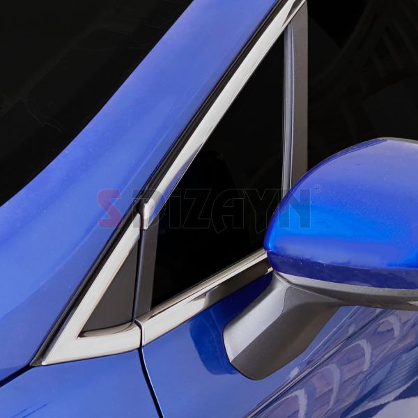 Renault Clio 5 Krom Cam Çerçevesi 12 Parça 2019 2020 2021 2022 2023 2024