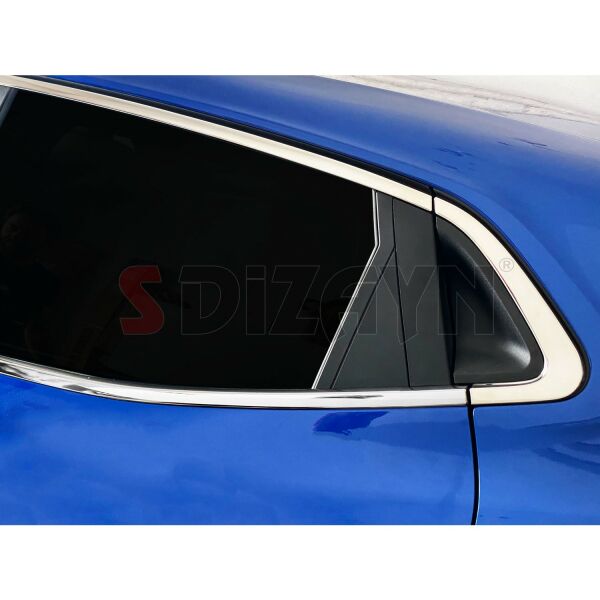 Renault Clio 5 Krom Cam Çerçevesi 12 Parça 2019 2020 2021 2022 2023 2024