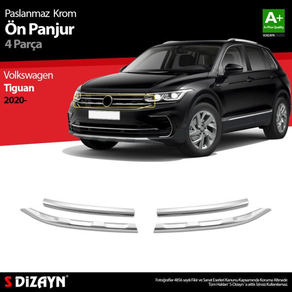 TİGUAN ÖN PANJUR KROM 2020 2021 2022 2023 2024 2025