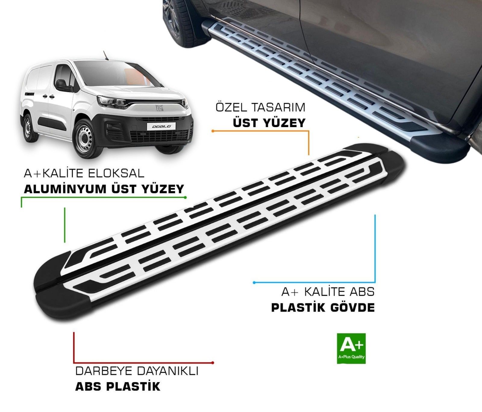 DOBLO 2023 2024 2025 YAN BASAMAK