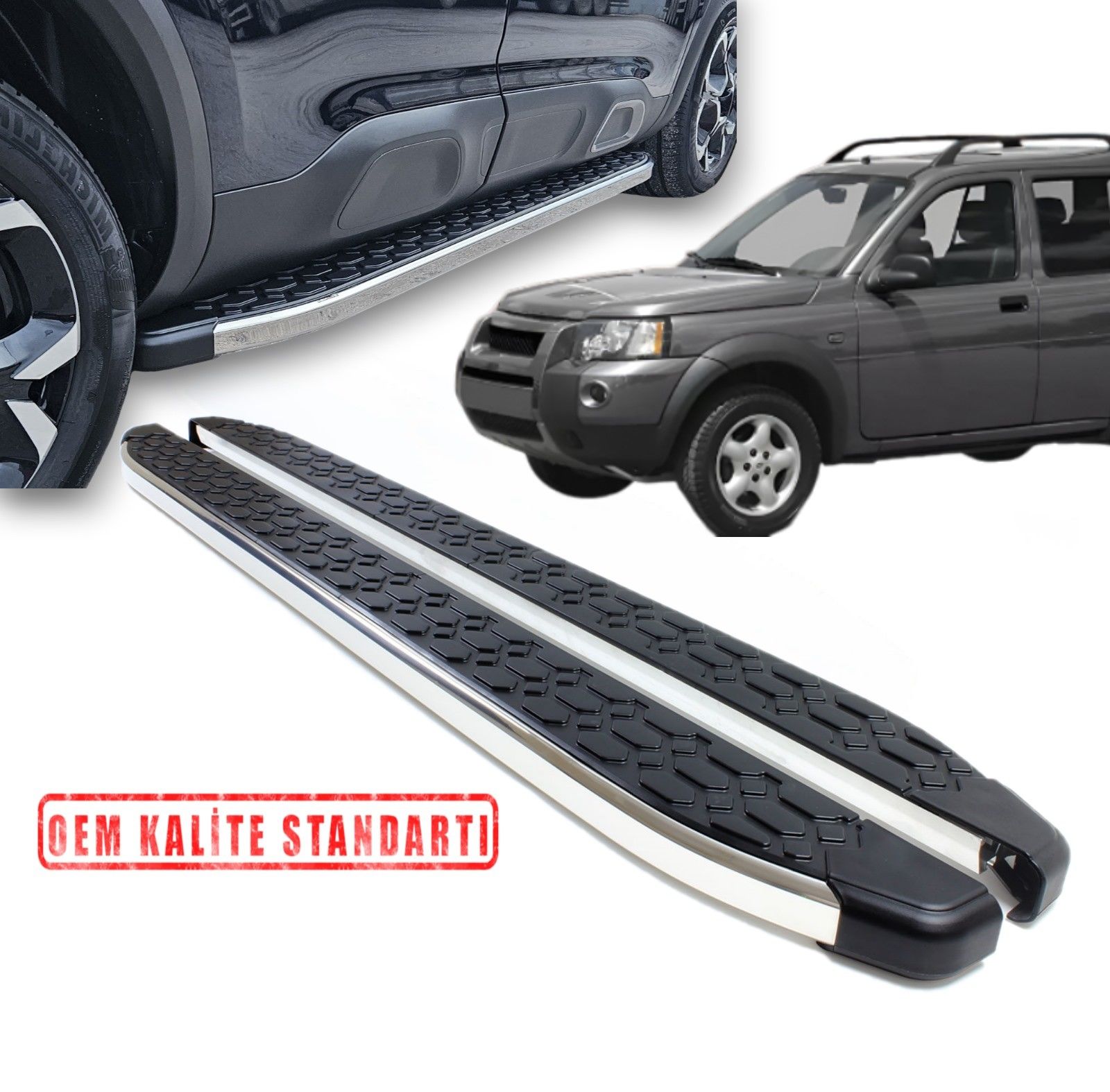 FREELANDER 1998 1999 2000 2001 2002 2003 2004 2005 2006 ARACA ÖZEL BLACKLİNE YAN BASAMAK