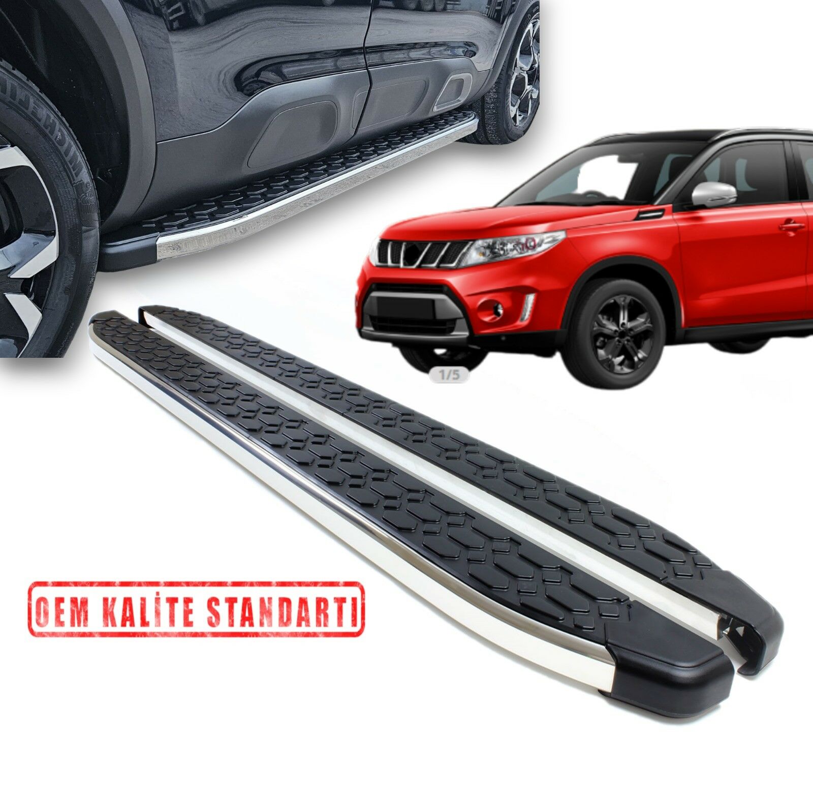VITARA 2015 2016 2017 2018 2019 2020 2021 2022 2023 2024 2025 ARACA ÖZEL BLACKLİNE YAN BASAMAK