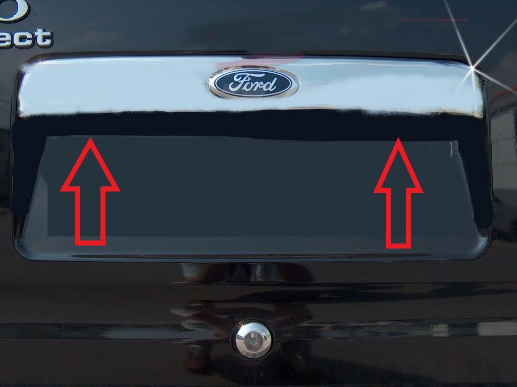 FORD CONNECT BAGAJ ÇİTASI KROM ARMA YERİ OLAN 2003 2004 2005 2006 2007 2008 2009