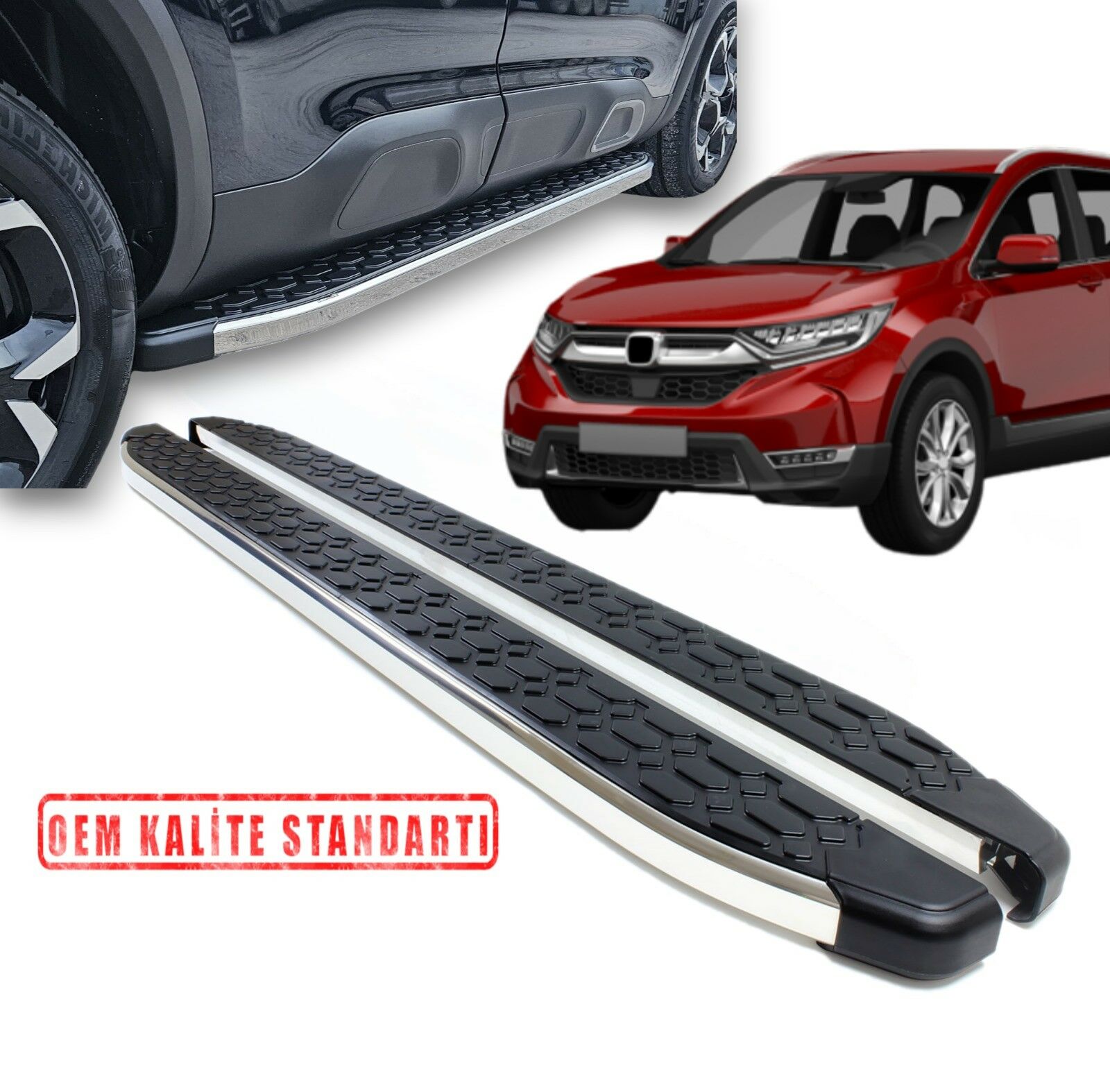 CR-V 2017 2018 2019 2020 2021 2022 2023 2024 ARACA ÖZEL BLACKLİNE YAN BASAMAK