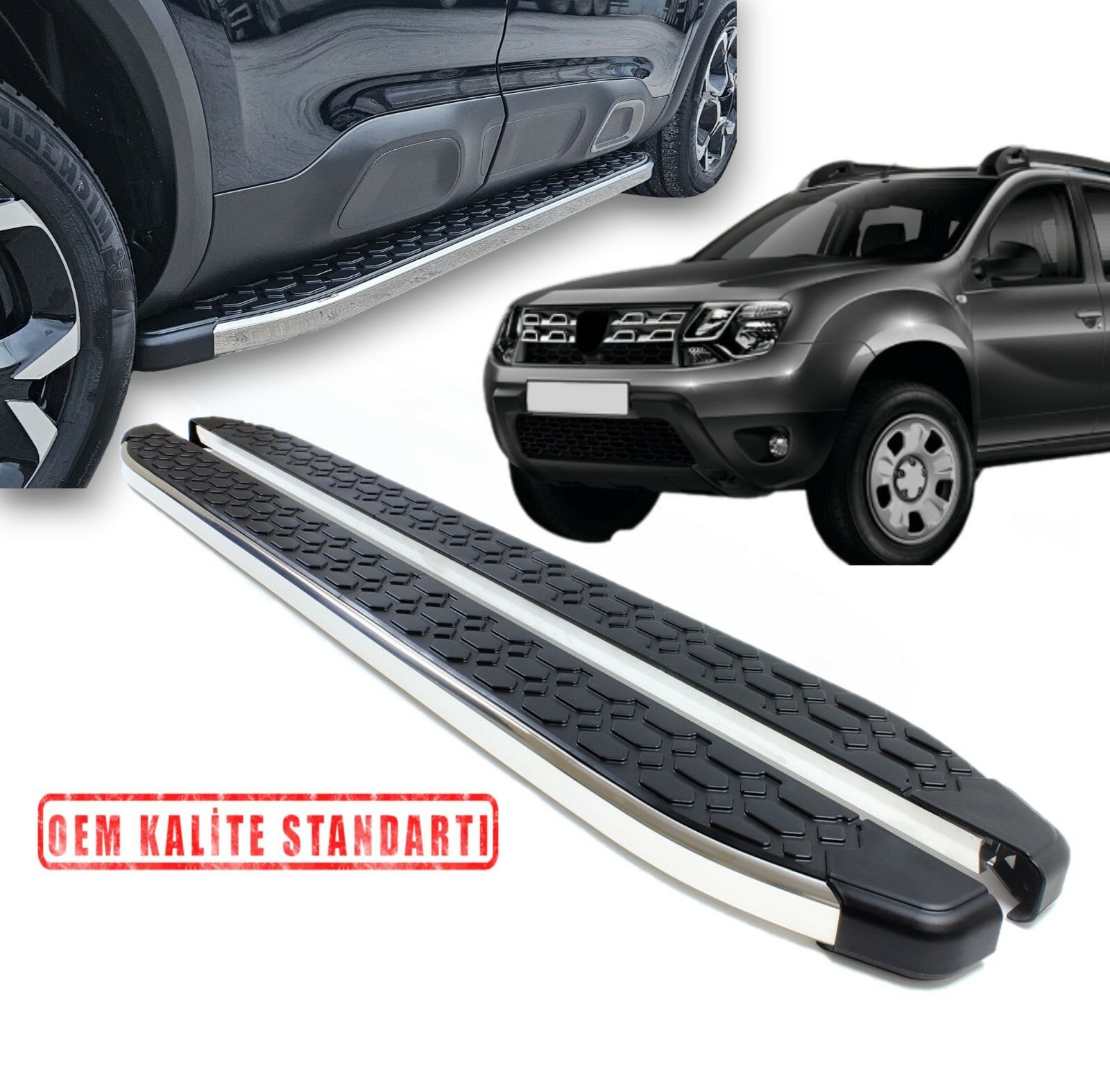 DUSTER 2009 2010 2011 2012 2013 2014 2015 2016 2017 2018 ARACA ÖZEL BLACKLİNE YAN BASAMAKLIK
