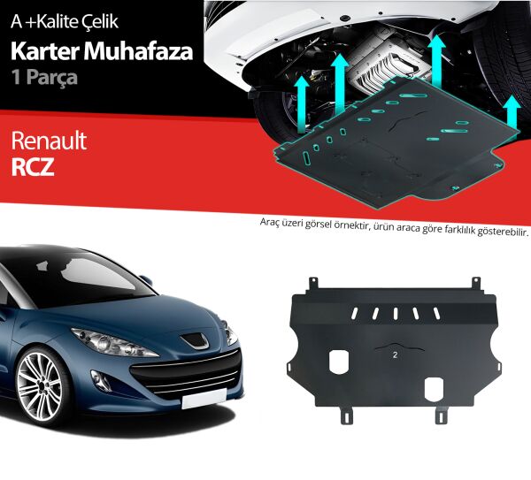 Peugeot RCZ Çelik Karter Muhafaza Koruma 2010 2011 2012 2013