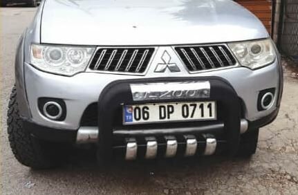 MITSUBISHI L200 2006 2007 2008 2009 2010 2011 2012 2013 2014 2015 POLİÜRİTAN ÖN TAMPON KORUMA
