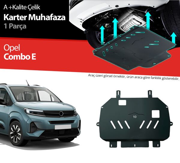 Opel Combo E Çelik Karter Muhafaza Koruma 2023 2024 2025