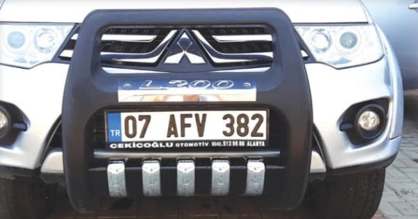 MITSUBISHI L 200 2015 2016 2017 2018 2019 POLİÜRETAN ÖN TAMPON KORUMA