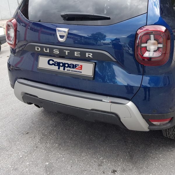 Dacia Duster Arka Tampon Koruma bagaj eşiği 2018 2019 2020 2021 2022 2023