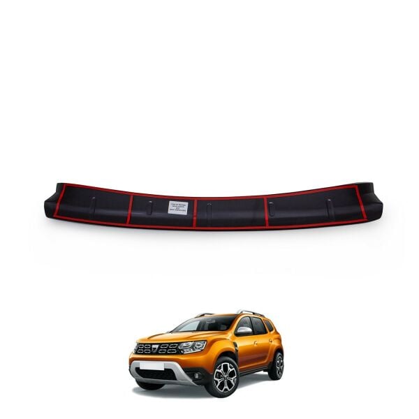 Dacia Duster Arka Tampon Koruma bagaj eşiği 2018 2019 2020 2021 2022 2023