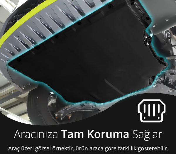 Citroen C5 Aircross Çelik Karter Muhafaza Koruma 2017 2018 2019 2020 2021 2022 2023