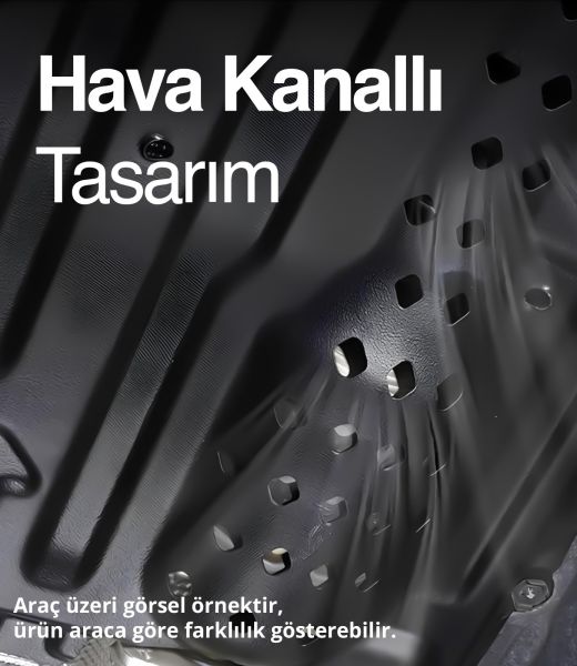 Citroen Cactus Çelik Karter Muhafaza Koruma 2014 2015 2016 2017 2018 2019 2020 2021 2022