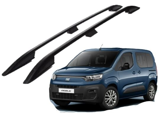 YENİ DOBLO SİYAH TAVAN ÇİTASI PORTBAGAJ 2023 2024 2025 2026