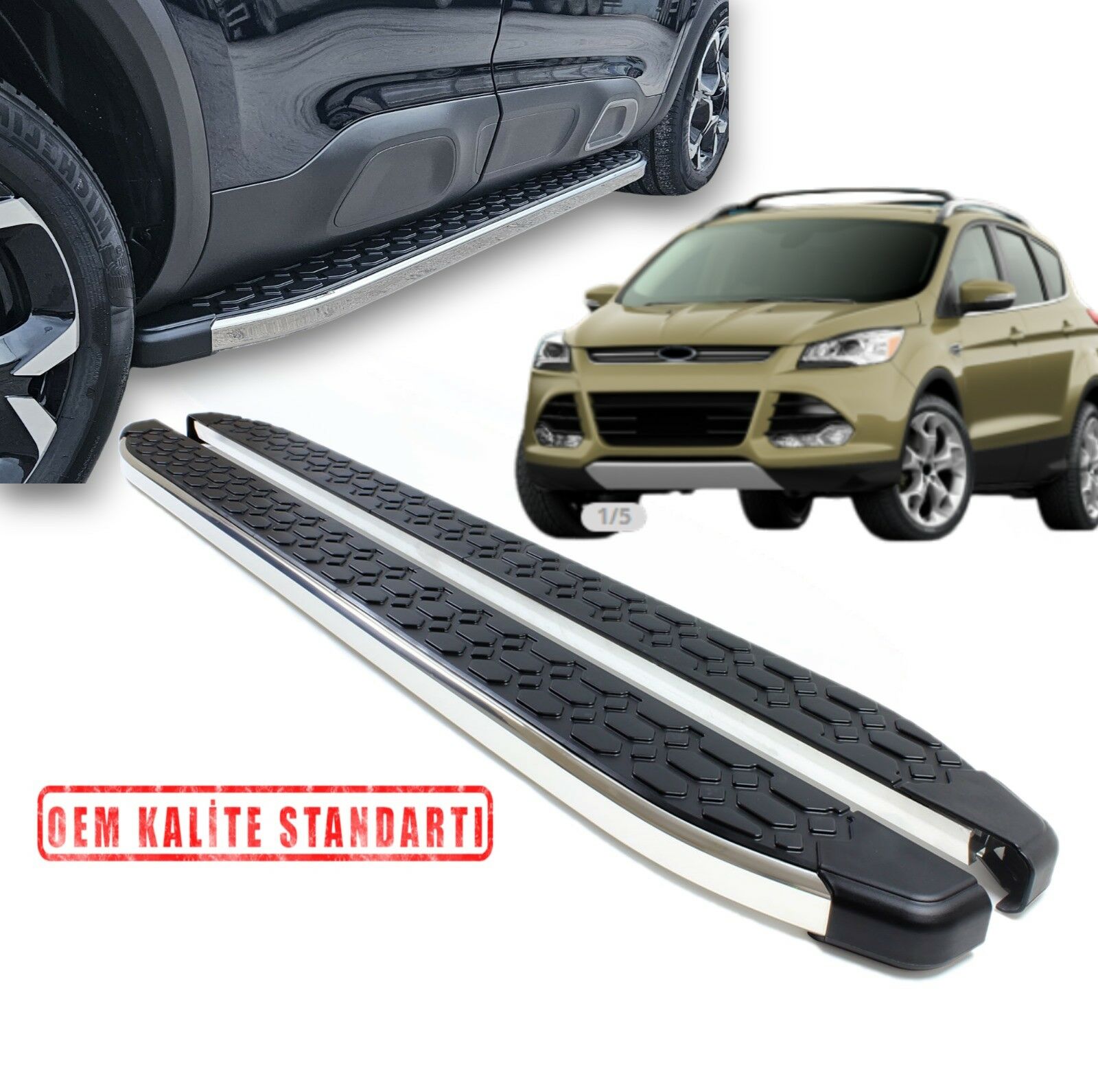 KUGA 2008 2009 2010 2011 2012 2013 ARACA ÖZEL BLACKLİNE YAN BASAMAK