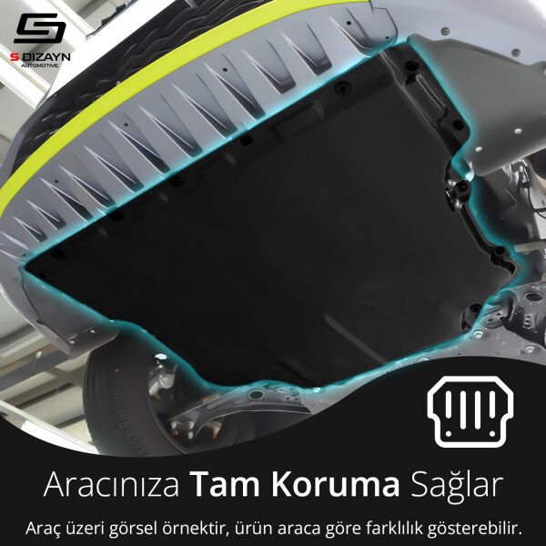 Citroen C4 Çelik Karter Muhafaza Koruma 2004 2005 2006 2007 2008 2009 2010