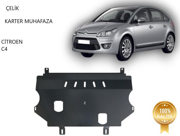 Citroen C4 Çelik Karter Muhafaza Koruma 2004 2005 2006 2007 2008 2009 2010