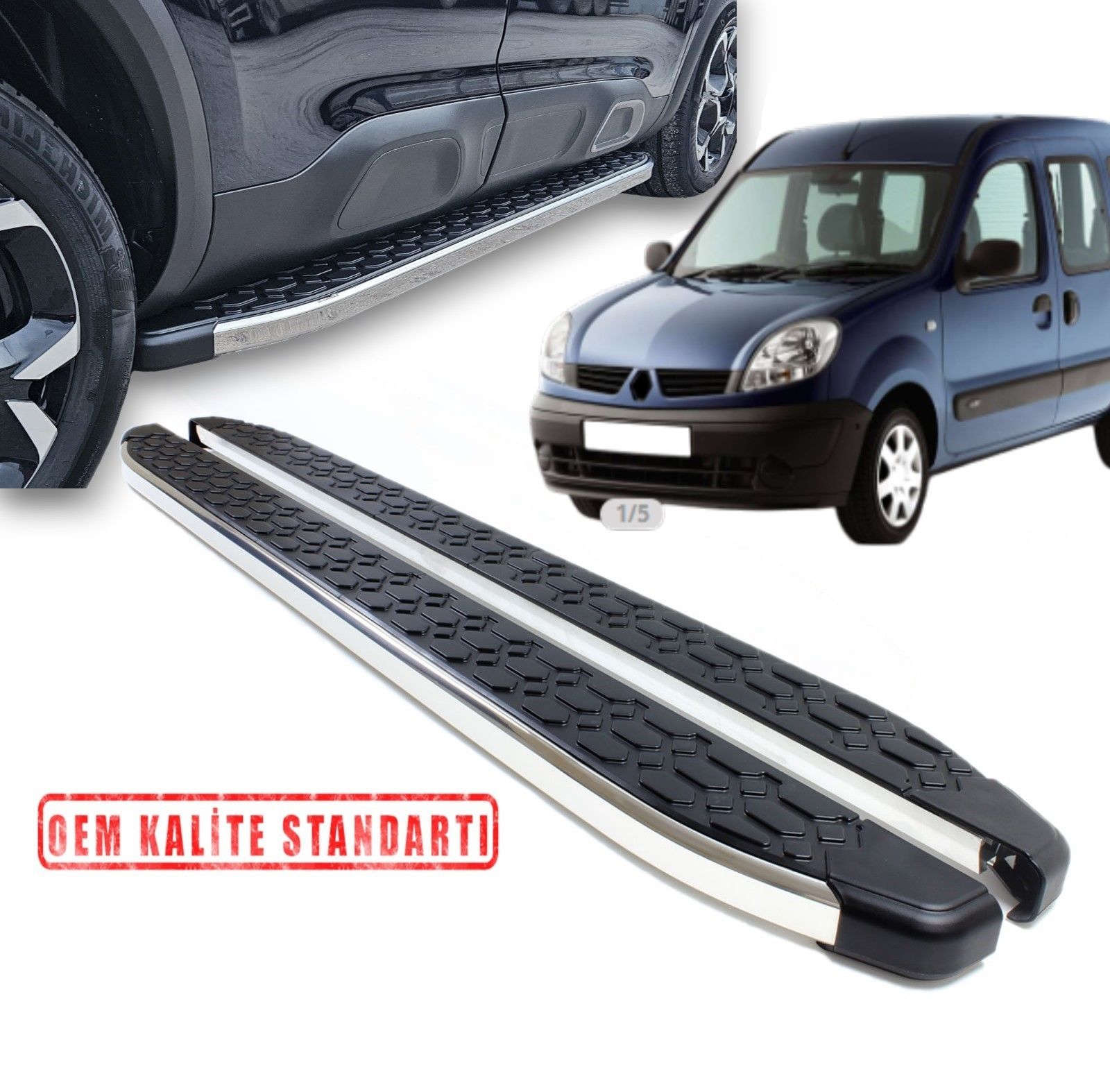 KANGOO 1996 2008 ARACA ÖZEL BLACKLİNE YAN BASAMAK
