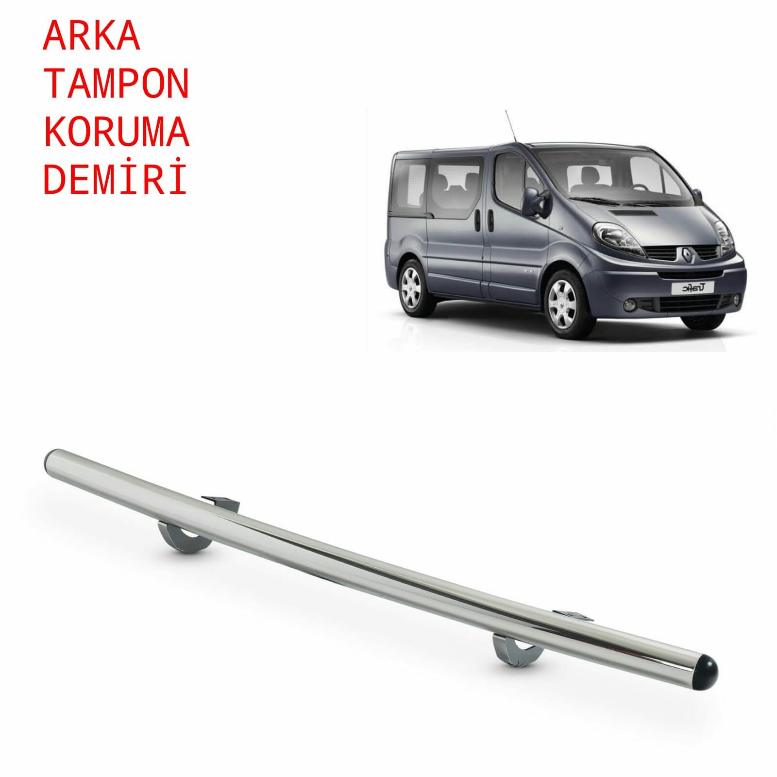 TRAFIC ARKA TAMPON KORUMA DEMİRİ 2004 2005 2006 2007 2008 2009 2010 2011 2012 2013 2014 2015 2016 2017 2018 2019 2020 2021