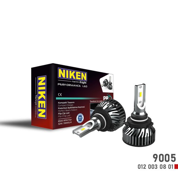 NİKEN PRO LED XENON BEYAZ FAR AMPÜLÜ ZENON H1 H3 H4 H6 H10 H11 HB3 905 HB4 9006