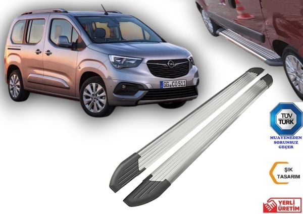 OPEL COMBO ARACA ÖZEL YAN BASAMAK KORUMA 2019 2020 2021 2022 2023 2024 2025