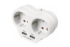 VİKO İkili Topraklı ve USB Çıkışlı Fiş Priz