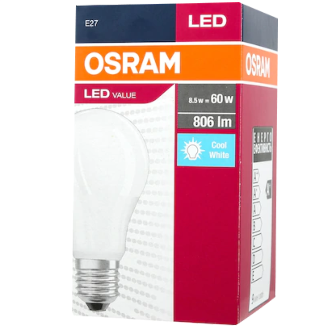 OSRAM 8.5W Led Ampul E27 Duy Beyaz Işık