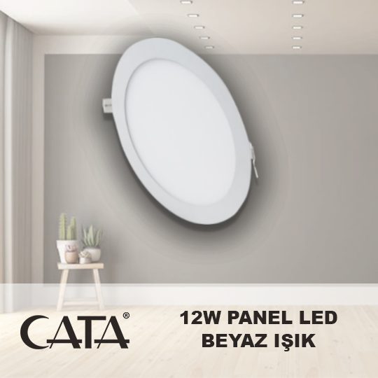 CATA 12W Sıva Altı Led Panel Spot Beyaz Işık CT-5147