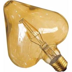 K2 6W LED Rustik Ampul E27 Duy Kalp