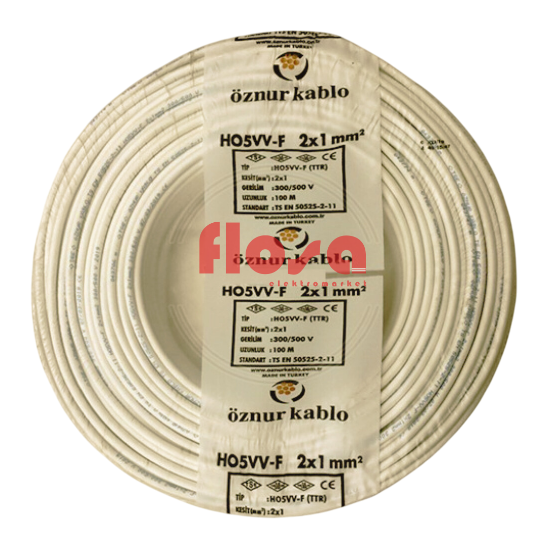 Öznur Kablo 2x1 mm TTR Enerji Kablosu